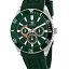 Reloj Marea Hombre Esfera Verde con Detalles Naranja